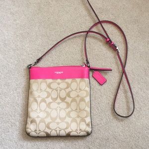 Pink Coach Crossbody